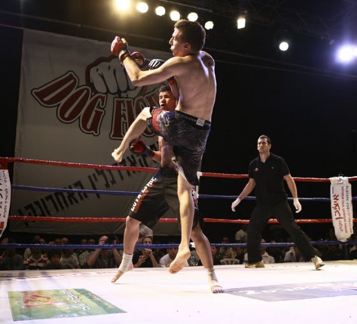 עילית פייטרס ישראל בזירה דוג פייט MMA נוקאווט